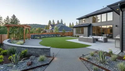 Landscape maintenance team serving Tacoma, WA residential lawns and yard care