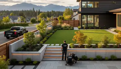 Landscaping service in Tacoma, WA for lawn care and yard maintenance