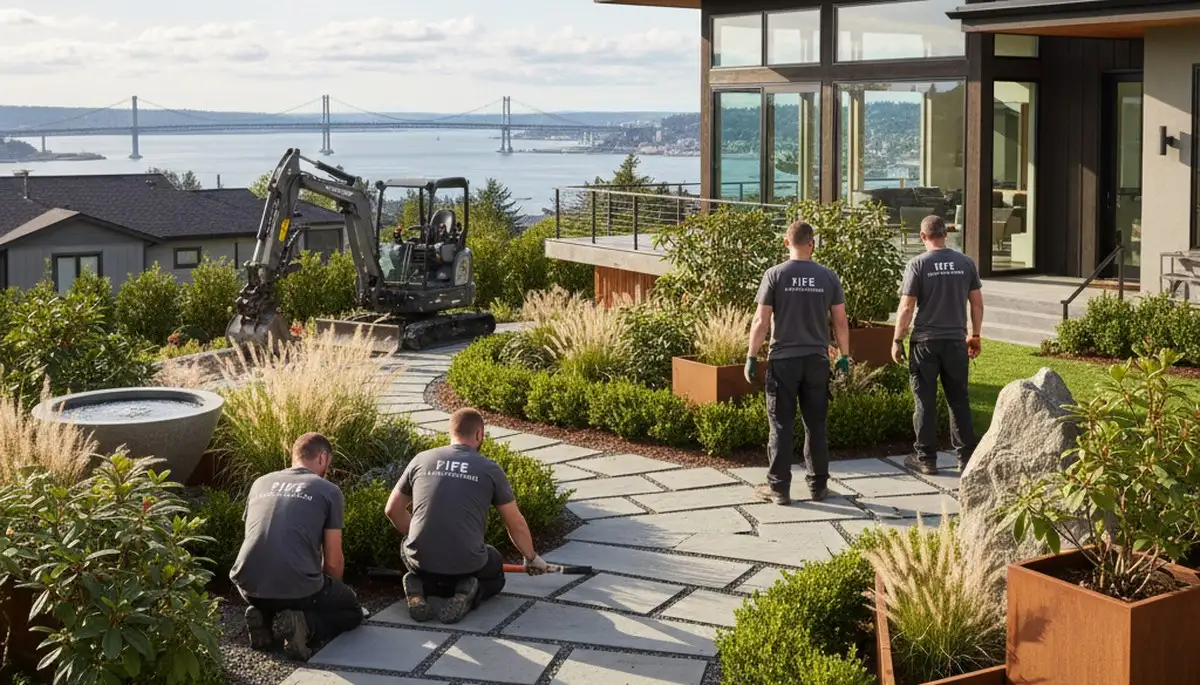 Tacoma, WA landscaping team providing professional lawn care and yard maintenance services