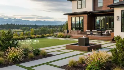 Tacoma WA landscaping team providing professional lawn care and yard maintenance