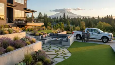 Tacoma, WA landscaping service team providing professional lawn care for local homes and businesses