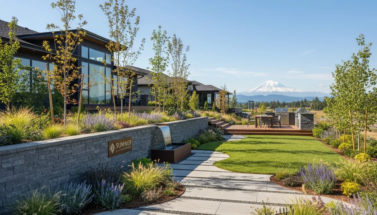 Landscaping service in Tacoma, WA enhancing a residential lawn and yard