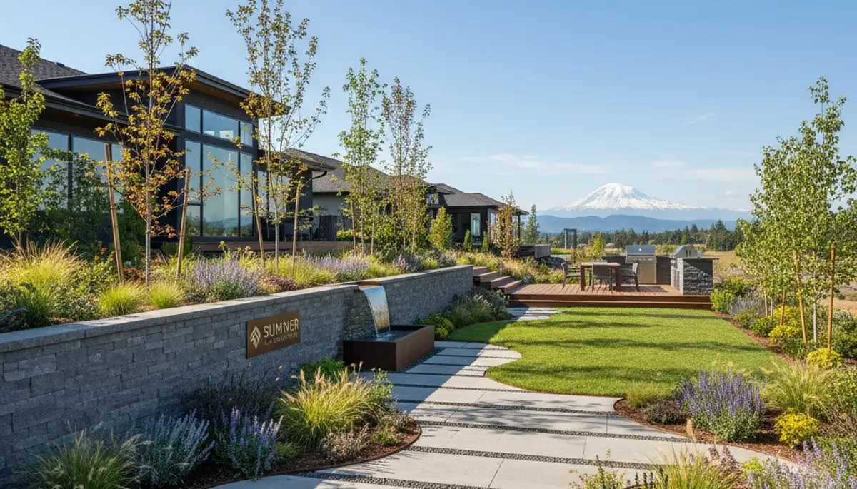 Landscaping service in Tacoma, WA enhancing a residential lawn and yard