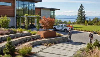 Tacoma, WA landscaping team providing professional lawn care and yard maintenance services