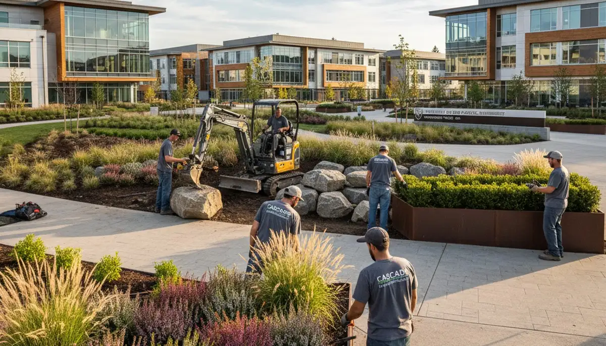 Landscaping team serving Tacoma, WA with professional lawn care services